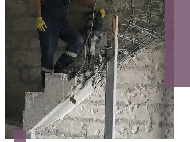 Демонтаж металлических и бетонных лестниц в Ярославле