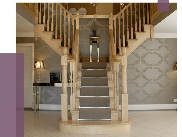 Монтаж деревянных лестниц в Ярославле от 7650 руб. 