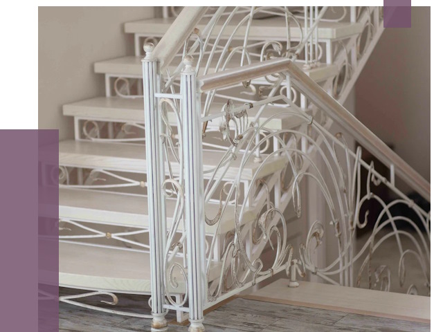 Изготовление кованых лестниц на заказ в Ярославле от 87278 руб. | ПРОЛЁТ-Рсл