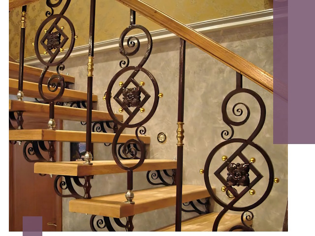 Изготовление кованых лестниц под ключ в Ярославле