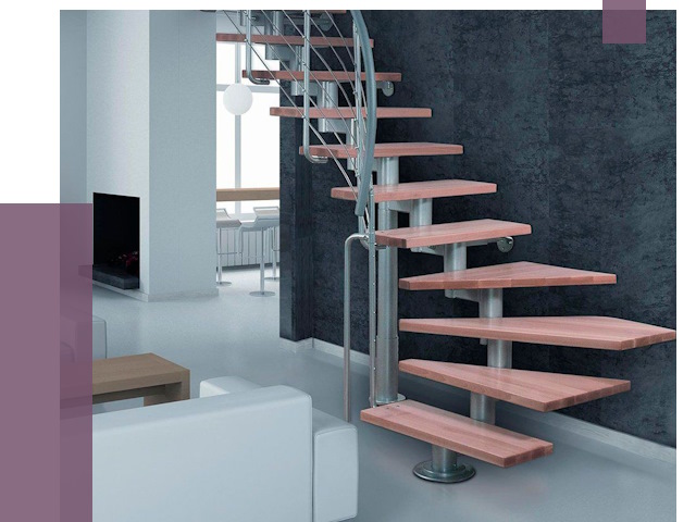 Модульные лестницы в Ярославле от 16942 руб. — купить в ПРОЛЁТ-Рсл