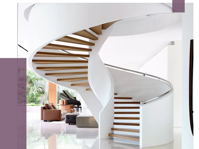 Винтовые лестницы в Ярославле под ключ от 48773 руб. | ПРОЛЁТ-Рсл