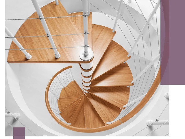 Изготовление винтовых лестниц под ключ в Ярославле