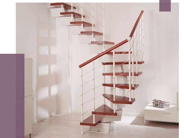Изготовление лестниц на больцах в Ярославле от 9755 руб. | ПРОЛЁТ-Рсл