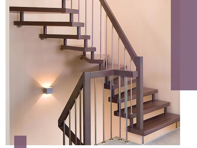 Изготовление лестниц на больцах в Ярославле под ключ