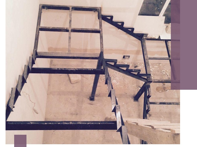 Монтаж лестниц на металлокаркасе в Ярославле быстро и качественно