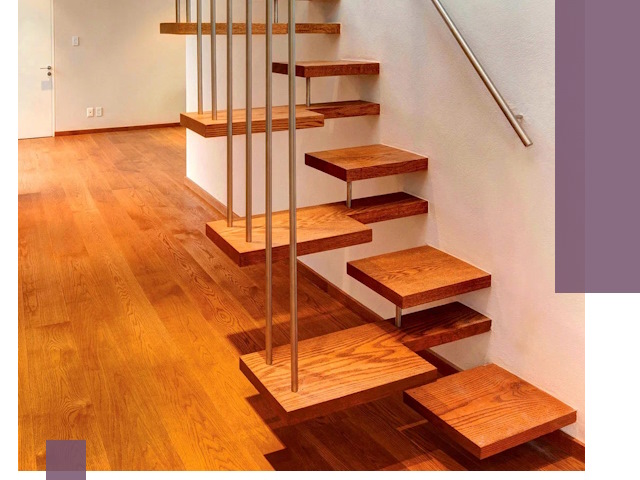 Лестницы «гусиный шаг» на заказ в Ярославле для узких пространств