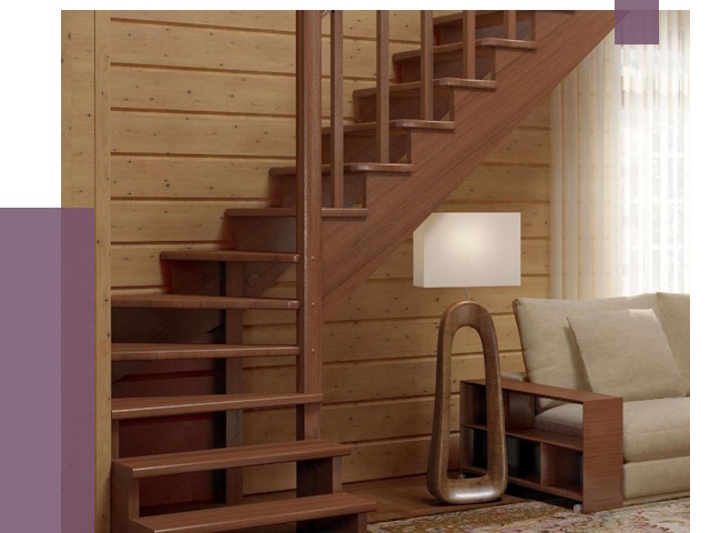 Лестницы эконом класса в Ярославле от 18328 руб. бюджетные решения