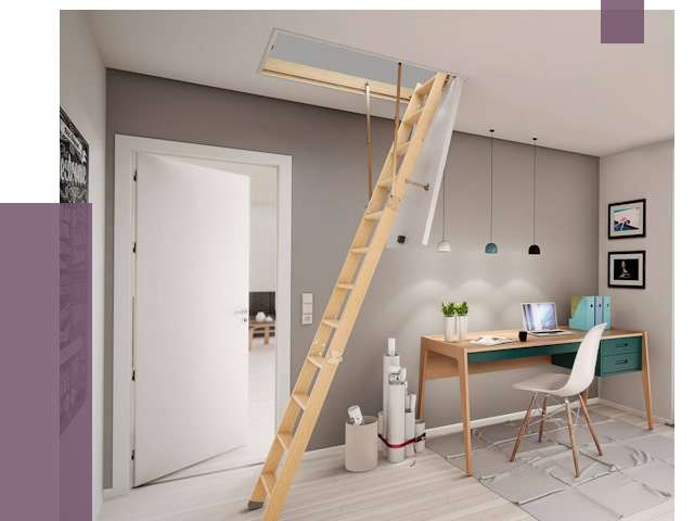 Чердачные лестницы в Ярославле — от 14632 руб. | ПРОЛЁТ-Рсл