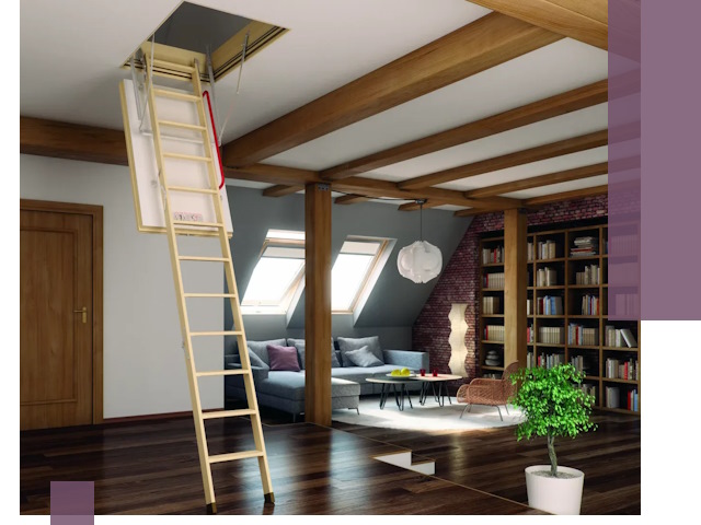 Чердачные лестницы под ключ в Ярославле: изготовление и монтаж