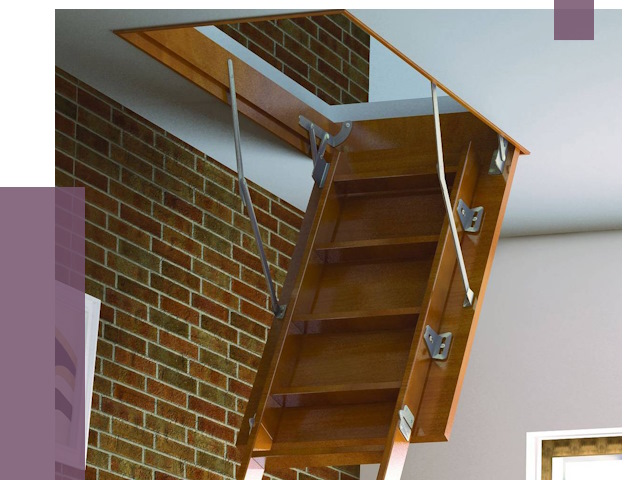 Установка чердачной лестницы в Ярославле от 7855 руб. | ПРОЛЁТ-Рсл