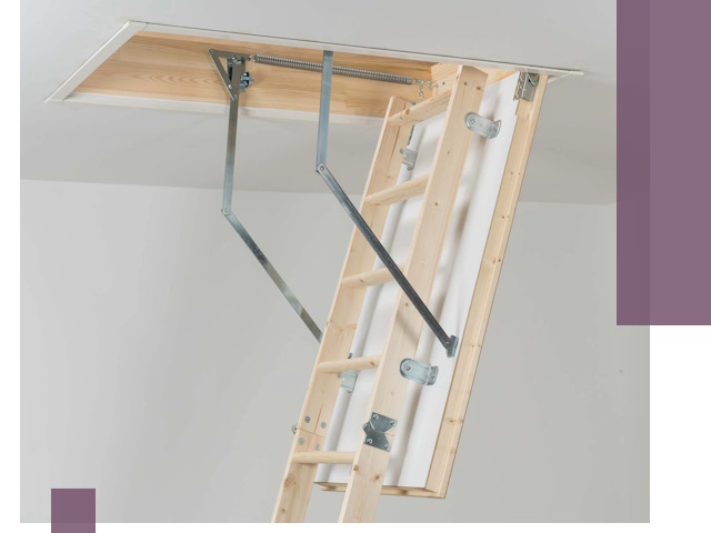 Установка чердачной лестницы под ключ в Ярославле