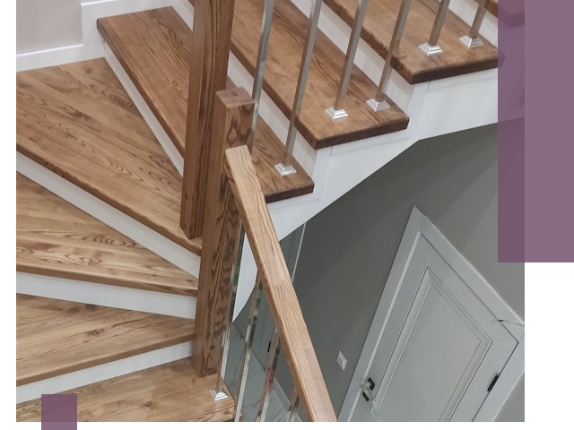 Обшивка металлических лестниц под ключ в Ярославле