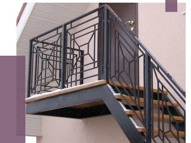 Металлические перила в Ярославле от 4313 руб.  | ПРОЛЁТ-Рсл