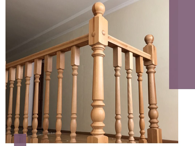 Деревянные перила на заказ в Ярославле: монтаж и изготовление