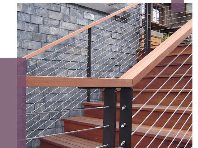 Тросовые перила под ключ в Ярославле от 7804 руб. 