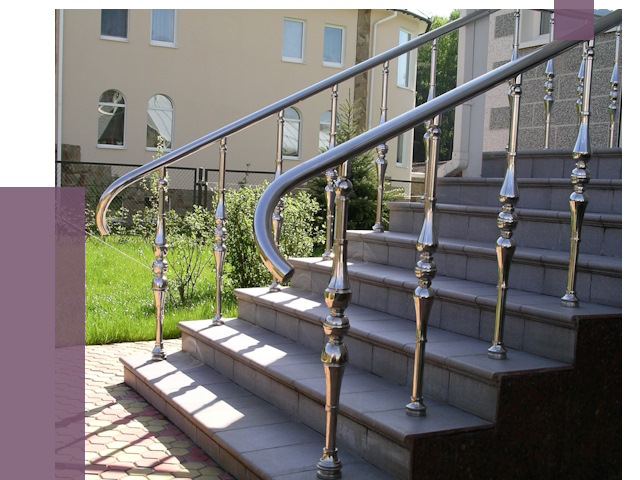 Перила для крыльца в Ярославле от 10781 руб. — монтаж ПРОЛЁТ-Рсл