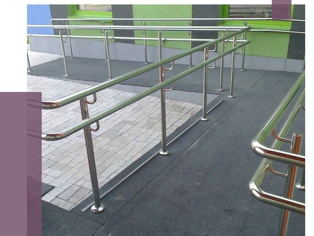 Ограждения пандусов в Ярославле от 4364 руб. монтаж | ПРОЛЁТ-Рсл