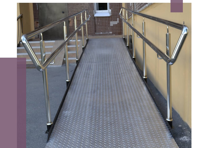 Пандусы в Ярославле от 12322 руб. — установка для инвалидов | ПРОЛЁТ-Рсл