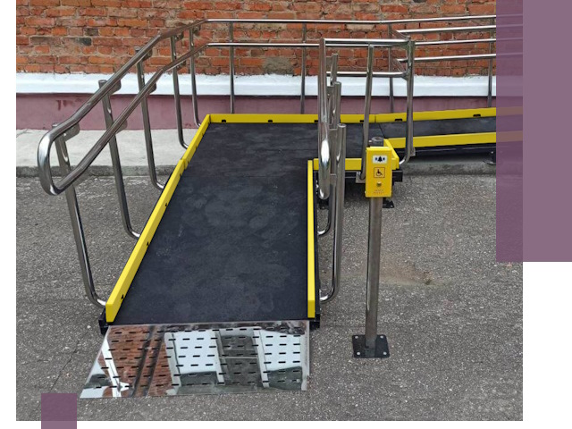 Изготовление наклонных пандусов для инвалидов в Ярославле