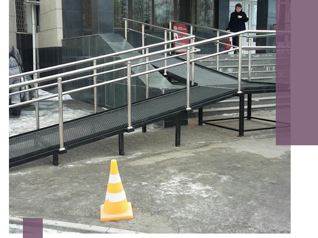 Стационарные пандусы под ключ в Ярославле — изготовление и монтаж