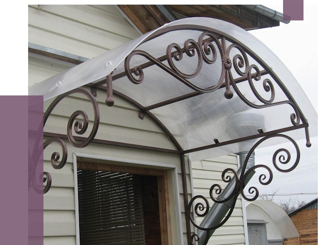 Изготовление козырьков в Ярославле от 7393 руб. — заказать | ПРОЛЁТ-Рсл