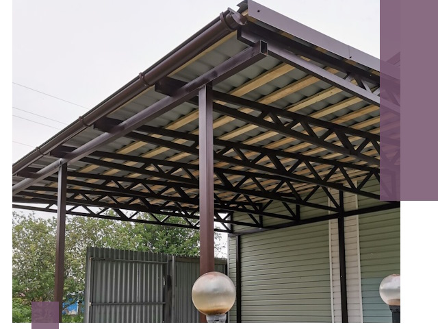 Навесы под ключ в Ярославле: изготовление, монтаж и гарантия