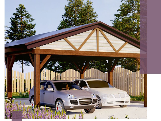 Навесы для автомобиля в Ярославле — изготовление и монтаж