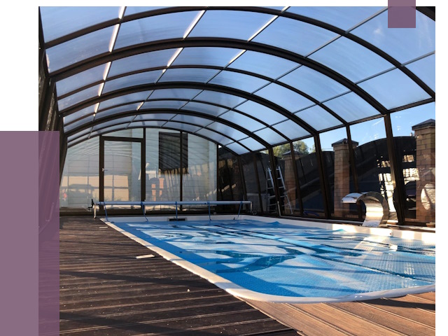 Навесы для бассейна в Ярославле от 16840 руб. под ключ | ПРОЛЁТ-Рсл