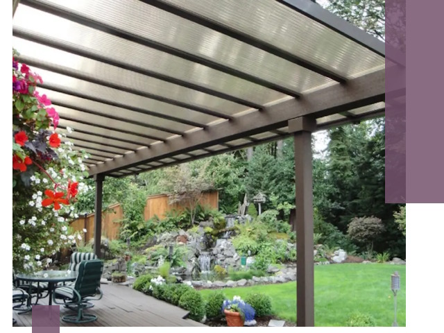 Навесы из поликарбоната под ключ в Ярославле быстро и надёжно