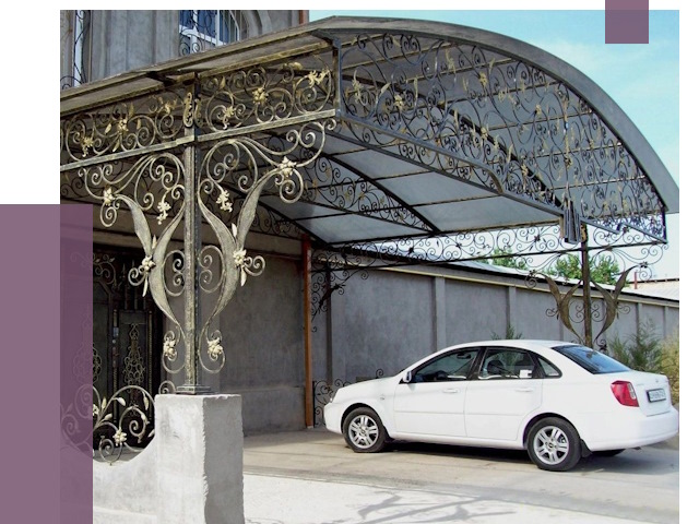 Кованые навесы в Ярославле от 14632 руб. | ПРОЛЁТ-Рсл
