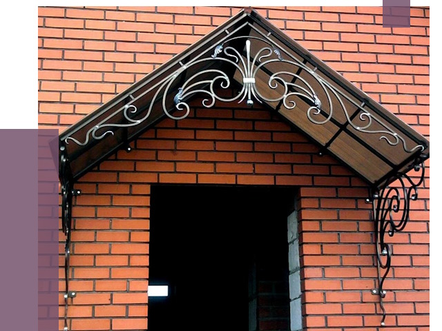 Металлические козырьки в Ярославле от 10730 руб. 