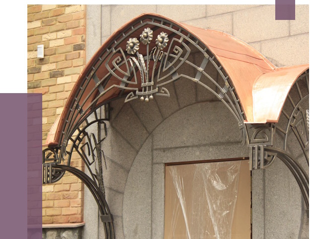 Арочные козырьки в Ярославле от 14632 руб. 