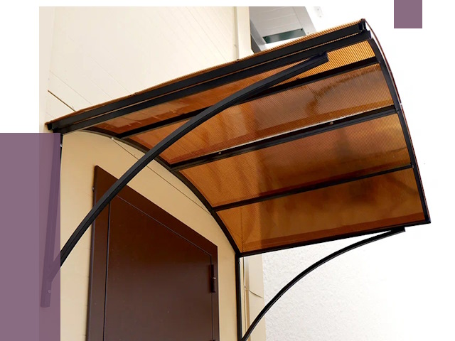 Недорогие козырьки в Ярославле от 7619 руб.  | ПРОЛЁТ-Рсл