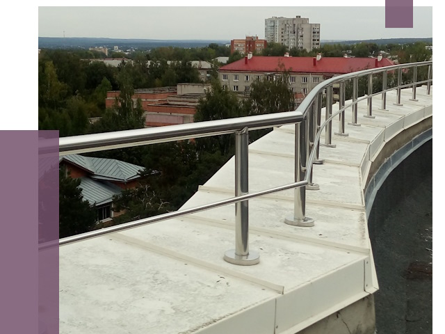 Парапеты и ограждения кровли в Ярославле от 4980 руб.