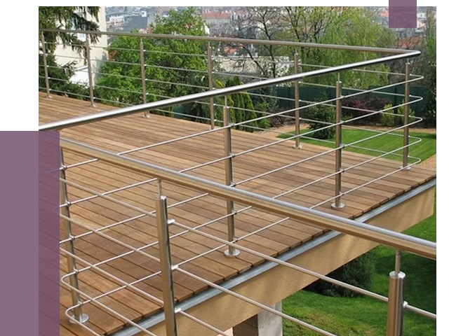 Алюминиевые парапеты в Ярославле под ключ от 7804 руб. 