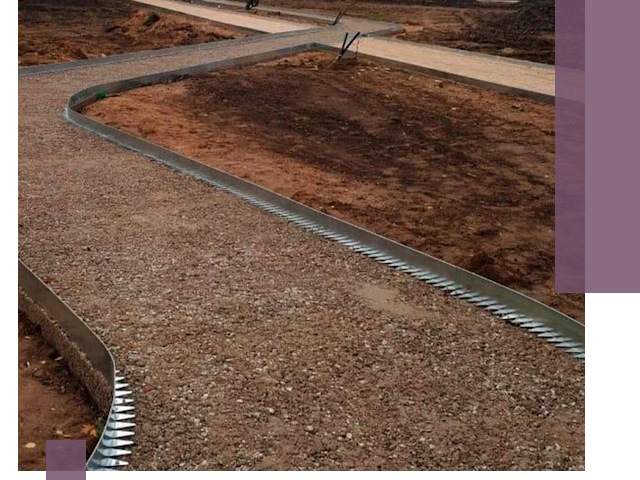 Металлические бордюры под ключ в Ярославле — изготовление и монтаж