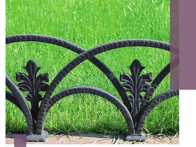 Декоративные металлические бордюры под ключ в Ярославле