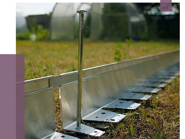 Металлические бордюры для газона в Ярославле от 4313 руб. | ПРОЛЁТ-Рсл