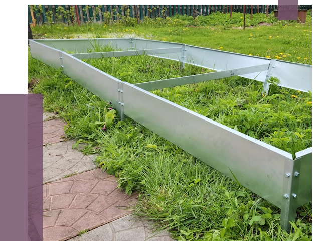 Металлические бордюры для грядок в Ярославле от 1797 руб. 