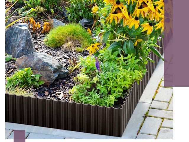 Металлические бордюры для клумб в Ярославле — производство и монтаж