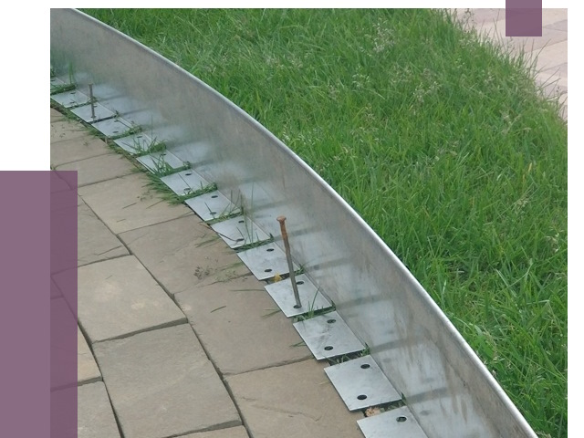 Металлические бордюры для тротуаров в Ярославле от 8728 руб.