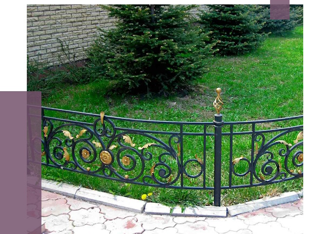 Кованые газонные ограждения в Ярославле от 7650 руб. — ПРОЛЁТ-Рсл